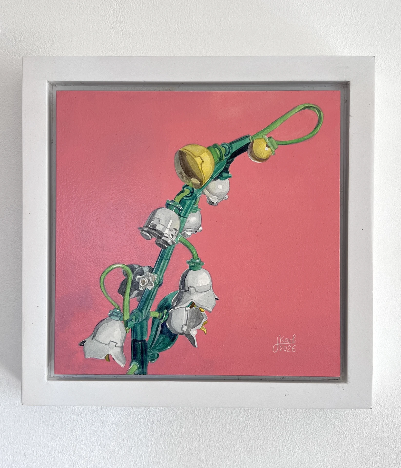Brick Flowers: Lily Of The Valley In Coral